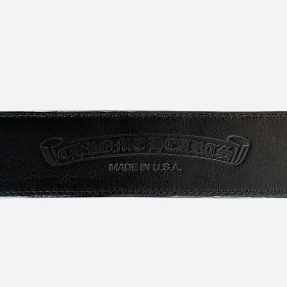 Chrome Hearts Black & Multicolor Cross Patch Belt - Picture 4 of 4